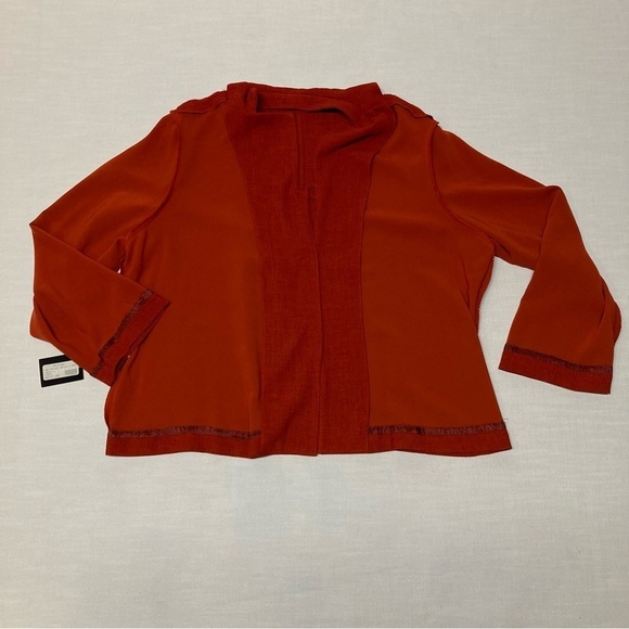 DE TAILLE | Burnt Orange Blazer Jacket- Size 1X - NWT - Picture 9 of 16